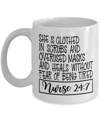 Load image into Gallery viewer, LPN RN ARNP Nurse 24:7 Ceramic Coffee Tea Mug | Nurse Practitioner Drinkware - CrazyFamilyLove