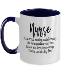 Load image into Gallery viewer, LPN RN ARNP Nurse Definition Two Tone Coffee Tea Mug Nursing Assistant Drinkware - CrazyFamilyLove