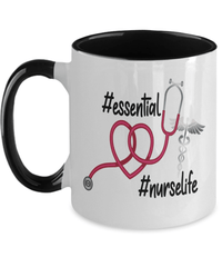Load image into Gallery viewer, LPN RN ARNP Nurse Two Tone Coffee Tea Mug #Essential #Nurselife Drinkware - CrazyFamilyLove