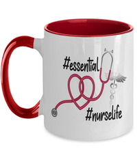 Load image into Gallery viewer, LPN RN ARNP Nurse Two Tone Coffee Tea Mug #Essential #Nurselife Drinkware - CrazyFamilyLove