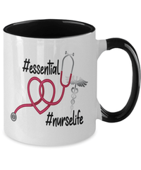 Load image into Gallery viewer, LPN RN ARNP Nurse Two Tone Coffee Tea Mug #Essential #Nurselife Drinkware - CrazyFamilyLove