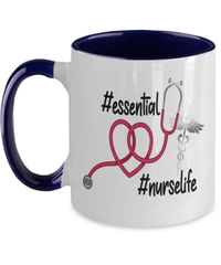 Load image into Gallery viewer, LPN RN ARNP Nurse Two Tone Coffee Tea Mug #Essential #Nurselife Drinkware - CrazyFamilyLove