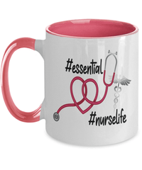 Load image into Gallery viewer, LPN RN ARNP Nurse Two Tone Coffee Tea Mug #Essential #Nurselife Drinkware - CrazyFamilyLove