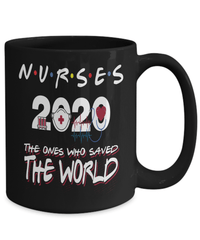 Load image into Gallery viewer, LPN RN ARNP Nurses 2020 Ones Who Saved the World Coffee Tea Mug Drinkware - CrazyFamilyLove