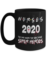 Load image into Gallery viewer, LPN RN ARNP Nurses 2020 Superheroes Coffee Tea Mug | Nursing Assistant Drinkware - CrazyFamilyLove
