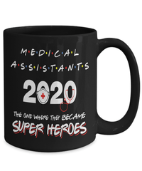 Load image into Gallery viewer, Medical Clinical Assistants 2020 Superheroes Ceramic Coffee Tea Mug Drinkware - CrazyFamilyLove