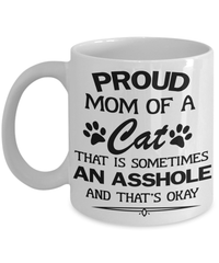 Load image into Gallery viewer, Proud Cat Mom Mug - CrazyFamilyLove