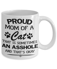 Load image into Gallery viewer, Proud Cat Mom Mug - CrazyFamilyLove