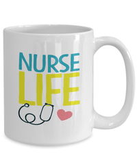 Load image into Gallery viewer, Registered LPN RN ARNP Nurse Practitioner Nursing Assistant Life2 Ceramic Coffee Tea Mug Cup Drinkware - CrazyFamilyLove