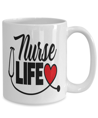 Load image into Gallery viewer, Registered LPN RN ARNP Nurse Practitioner Nursing Assistant Life3 Ceramic Coffee Tea Mug Cup Drinkware - CrazyFamilyLove
