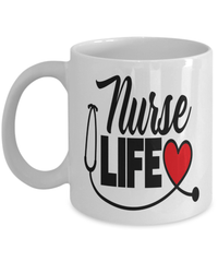 Load image into Gallery viewer, Registered LPN RN ARNP Nurse Practitioner Nursing Assistant Life3 Ceramic Coffee Tea Mug Cup Drinkware - CrazyFamilyLove