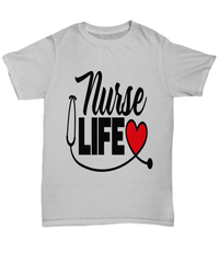 Load image into Gallery viewer, Registered LPN RN ARNP Nurse Practitioner Nursing Assistant Life3 Graphic Short Sleeve Cotton Tshirt Teeshirt Shirt Designs - CrazyFamilyLove