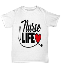 Load image into Gallery viewer, Registered LPN RN ARNP Nurse Practitioner Nursing Assistant Life3 Graphic Short Sleeve Cotton Tshirt Teeshirt Shirt Designs - CrazyFamilyLove