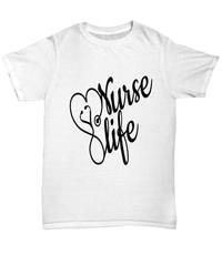 Load image into Gallery viewer, Registered LPN RN ARNP Nurse Practitioner Nursing Assistant Life4 Graphic Short Sleeve Cotton Tshirt Teeshirt Shirt Designs - CrazyFamilyLove