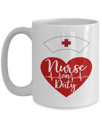 Load image into Gallery viewer, Registered LPN RN ARNP Nurse Practitioner Nursing Assistant On Duty1 Ceramic Coffee Tea Mug Cup Drinkware - CrazyFamilyLove