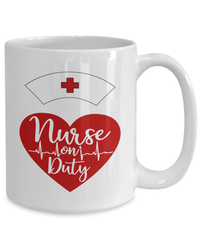 Load image into Gallery viewer, Registered LPN RN ARNP Nurse Practitioner Nursing Assistant On Duty1 Ceramic Coffee Tea Mug Cup Drinkware - CrazyFamilyLove