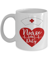 Load image into Gallery viewer, Registered LPN RN ARNP Nurse Practitioner Nursing Assistant On Duty1 Ceramic Coffee Tea Mug Cup Drinkware - CrazyFamilyLove