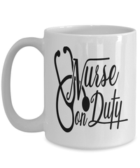 Load image into Gallery viewer, Registered LPN RN ARNP Nurse Practitioner Nursing Assistant On Duty2 Ceramic Coffee Tea Mug Cup Drinkware - CrazyFamilyLove