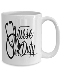Load image into Gallery viewer, Registered LPN RN ARNP Nurse Practitioner Nursing Assistant On Duty2 Ceramic Coffee Tea Mug Cup Drinkware - CrazyFamilyLove