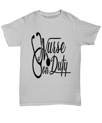 Load image into Gallery viewer, Registered LPN RN ARNP Nurse Practitioner Nursing Assistant On Duty2 Graphic Short Sleeve Cotton Tshirt Teeshirt Shirt Designs - CrazyFamilyLove