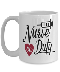 Load image into Gallery viewer, Registered LPN RN ARNP Nurse Practitioner Nursing Assistant On Duty3 Ceramic Coffee Tea Mug Cup Drinkware - CrazyFamilyLove