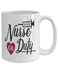 Load image into Gallery viewer, Registered LPN RN ARNP Nurse Practitioner Nursing Assistant On Duty3 Ceramic Coffee Tea Mug Cup Drinkware - CrazyFamilyLove